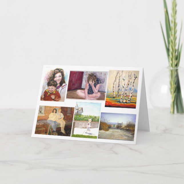 Collection of Artwork (2) greeting card (Front)