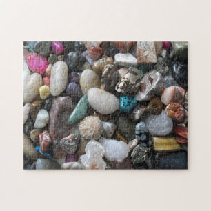 Collection of Beautiful Polished Rocks Puzzle