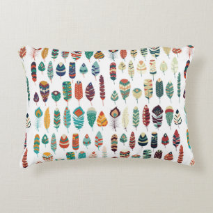 Collection of boho vintage tribal ethnic hand draw accent pillow