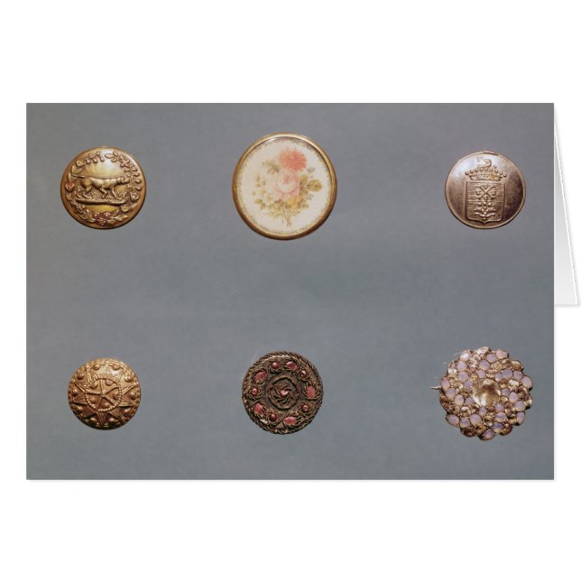 Collection of buttons (Front Horizontal)