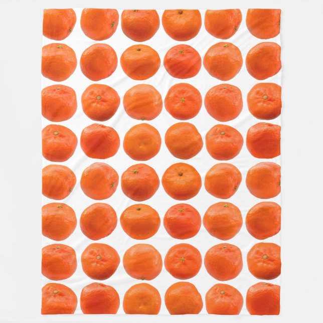Collection of Clementines Fleece Blanket (Front)