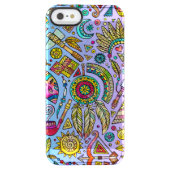 Collection Of Colourful Tribal Symbols Uncommon iPhone Case (Back)