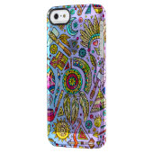 Collection Of Colourful Tribal Symbols Uncommon iPhone Case (Back Left)