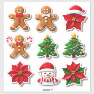 Collection of Festive Christmas Icons