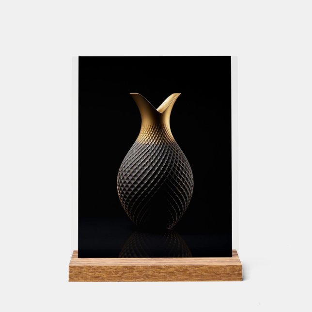 Collection of Modern Design Vases – Scu Set Acrylic Sign (Front)
