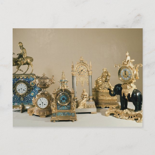 Collection of Pendules de Paris Postcard (Front)