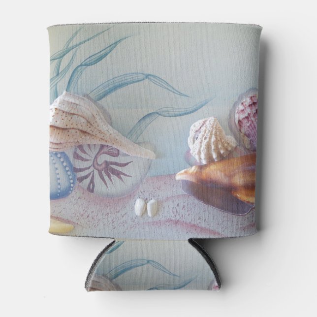 Collection of Seashells Can Cooler (Front)