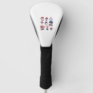 Collection of th of July Gnomes   Golf Head Cover