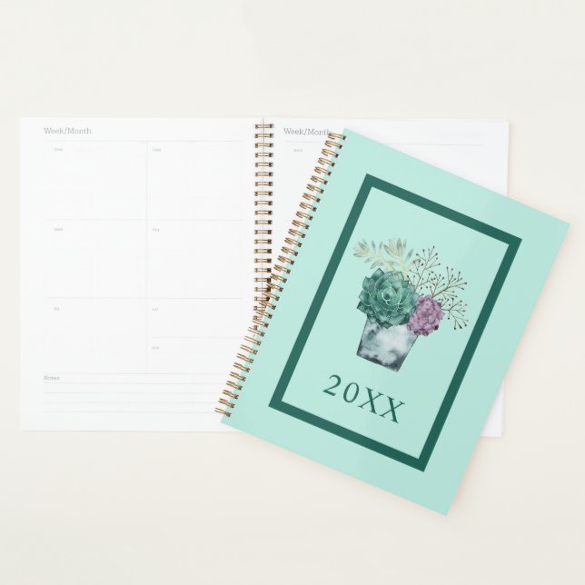 Collection plante Happy | Succulents (Devant avec enveloppe)
