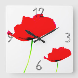 Collection POPPY 01 Horloge murale