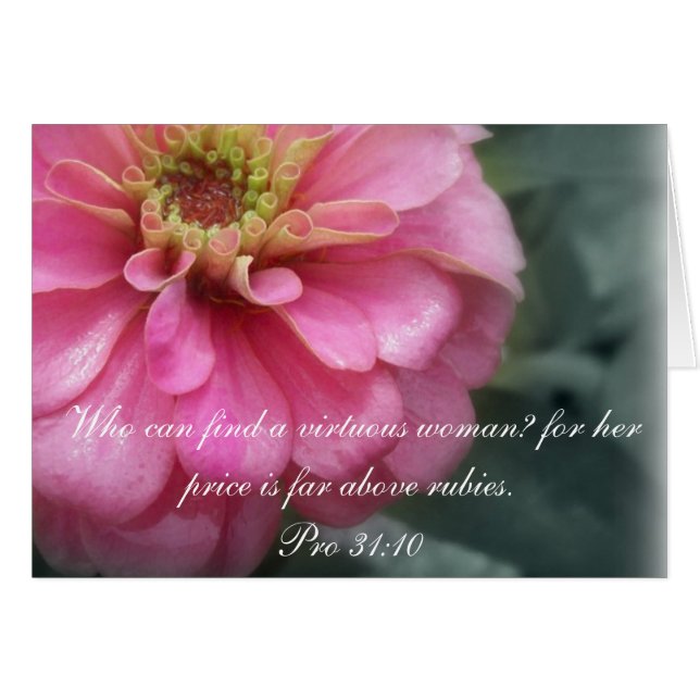 Collection Proverbes 31 ~ Pro 31:10 (Devant horizontal)