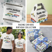 Two Fast Race Car Birthday Baby T-Shirt