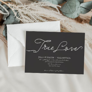Collection True Love   FAIRE-PART DE MARIAGE