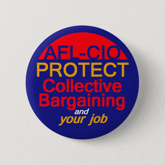 Collective Bargaining Button (Front)