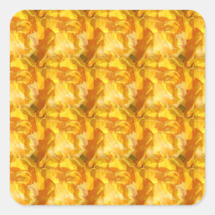 collective bloom square sticker