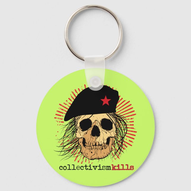 Collectivism Kills Keychain (Front)