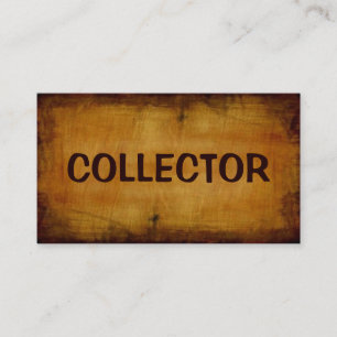 Collector Antique Business Card