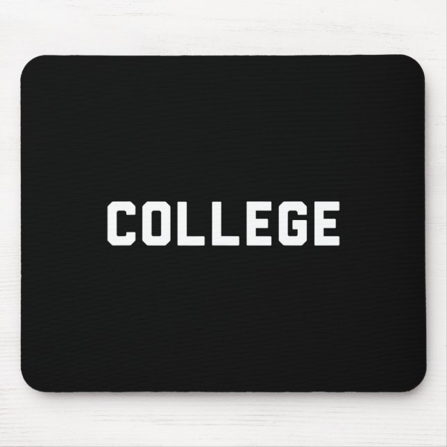 College' 80s Party House Movie  College Mouse Pad (Front)