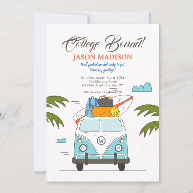 College Bound Invitation (Front)