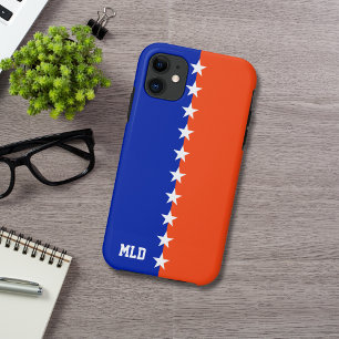College Colors Royal Blue & Orange iPhone 11 Case
