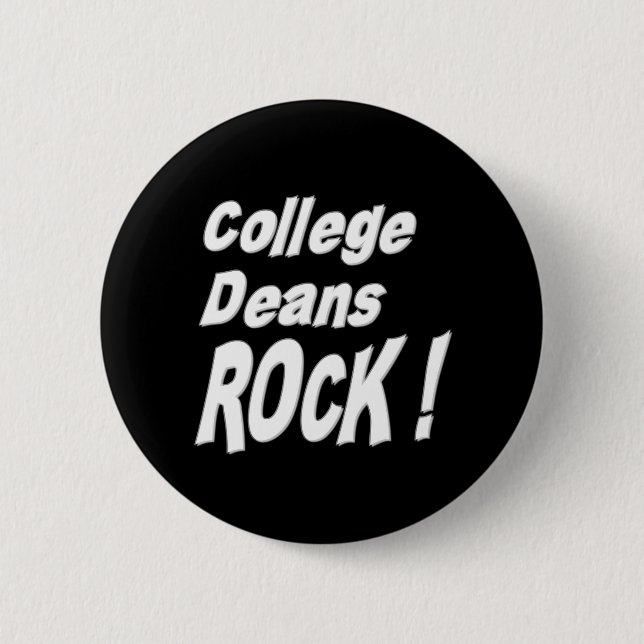 College Deans Rock! Button (Front)