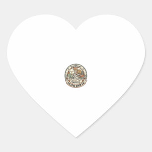 College Dorm Cat College Dorm Cat Vintage Vector A Heart Sticker