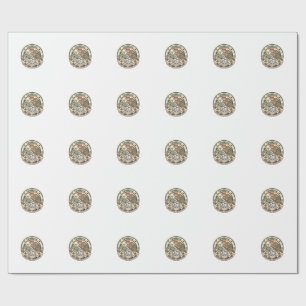 College Dorm Cat College Dorm Cat Vintage Vector A Wrapping Paper