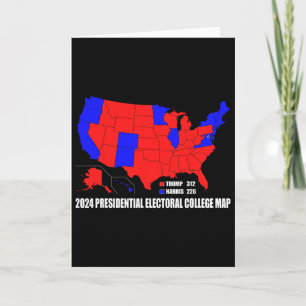 Collège électoral présidentiel Carte Usa Trump Har