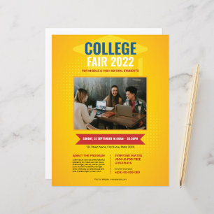 College Fair Flyer Template Template