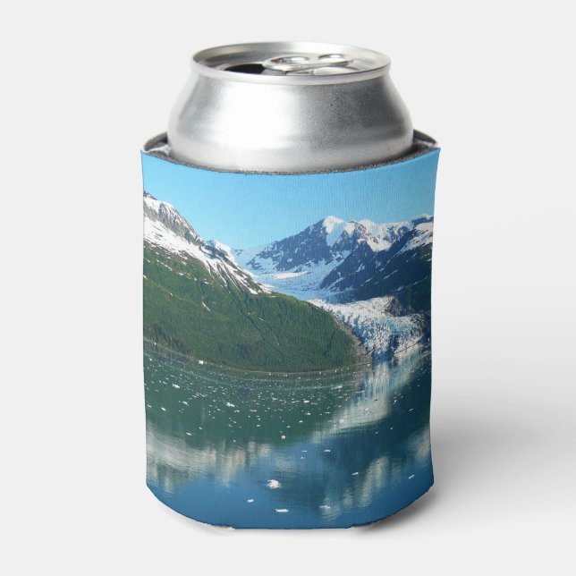 College Fjord I Beautiful Alaska Photography Can Cooler (Can Front)