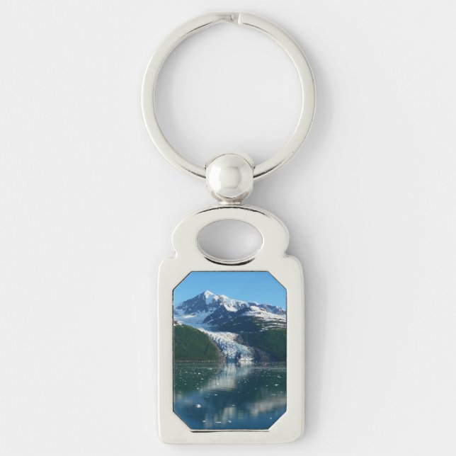 College Fjord II Beautiful Alaska Photography Keychain (Front)