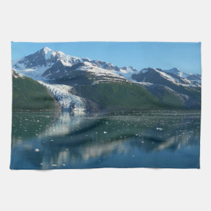 College Fjord II Beautiful Alaska Photography Kitchen Towel