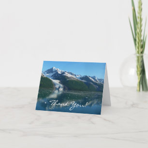 College Fjord II Beautiful Alaska Photography Thank You Card