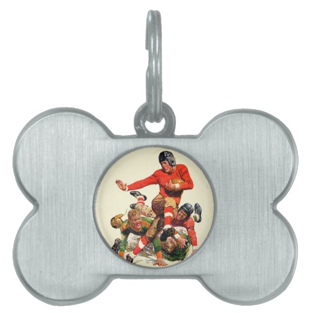 College Football Pet Name Tag (Front)