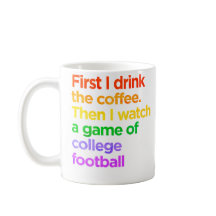 College Football Saturday coffee mug