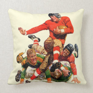 College Football Throw Pillow