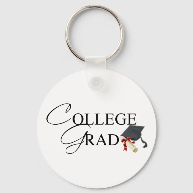 College Grad Keychain (Front)