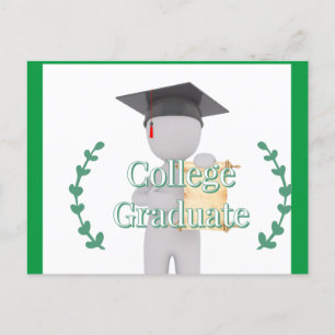 College Graduate Postcard