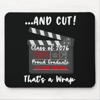 College Graduation Cl Of 2026 Ceremony Funny Gradu Mouse Pad