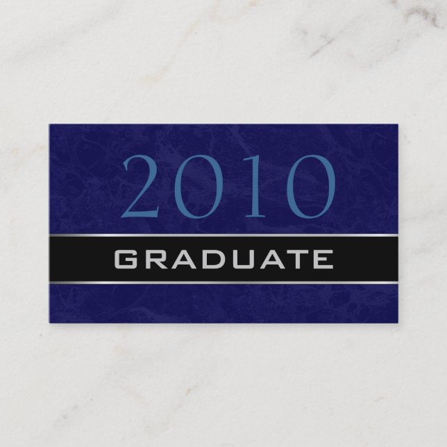 College Graduation Name Cards - 2010 (Front)