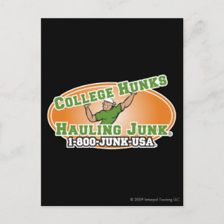 College Hunks Hauling Junk Official Logo Postcard
