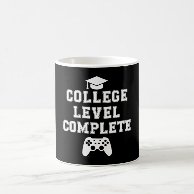 College Level Complete Graduation Gamer Gaming Coffee Mug (Center)