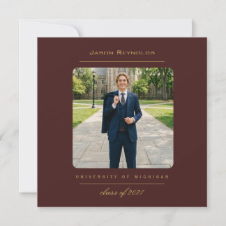 College Luxe Thank you Card