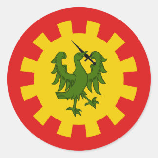 College of Saint Christina Populace Badge Classic Round Sticker