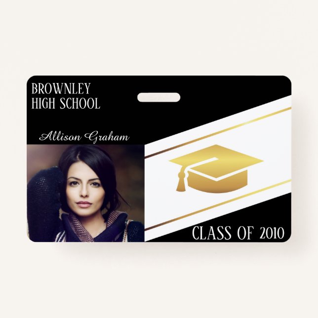 College or High School Reunion  Badge (Front)