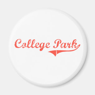 College Park Maryland Classic Design Magnet