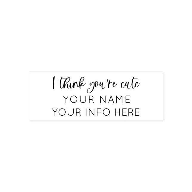 College Party Stamp Social Media Stamp You're Cute (Design)