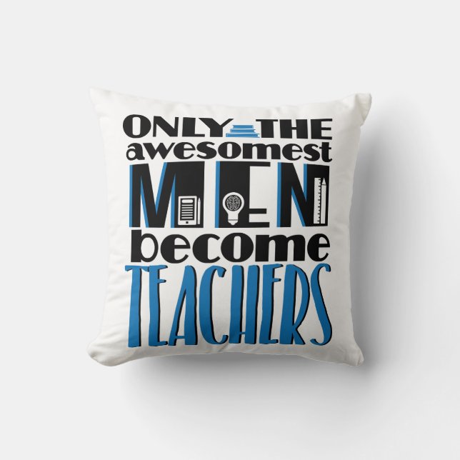 College Professor Teacher  Teaching Gift Men Women Throw Pillow (Front)