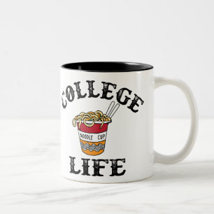 College Ramen Two-Tone Coffee Mug