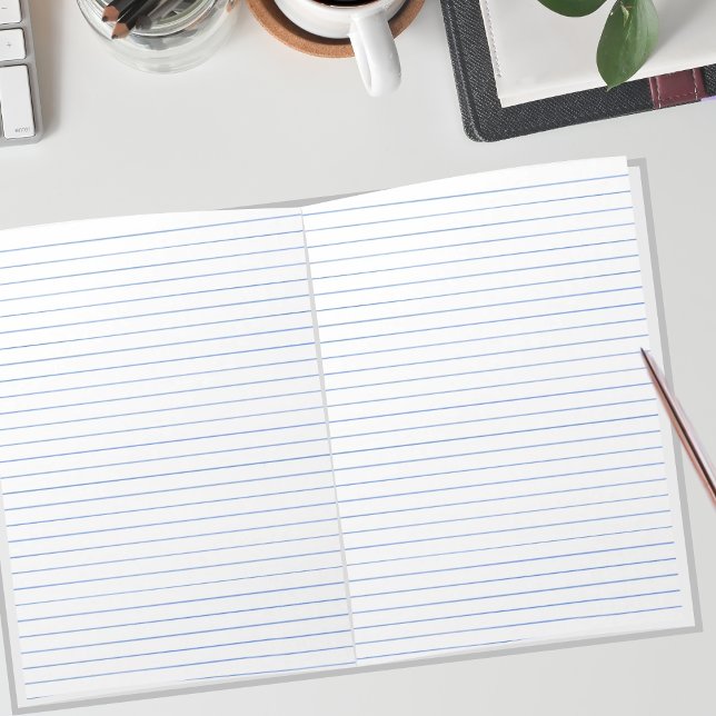 College Rule Blue Lined Paper Landscape 11 x 8.5 Notepad (Creator Uploaded)